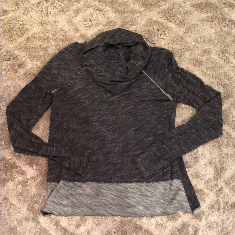 Cowl-Neck Sweatshirt